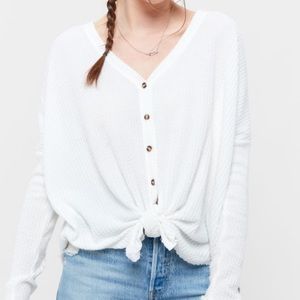 Out from Under Jojo Thermal Top - White